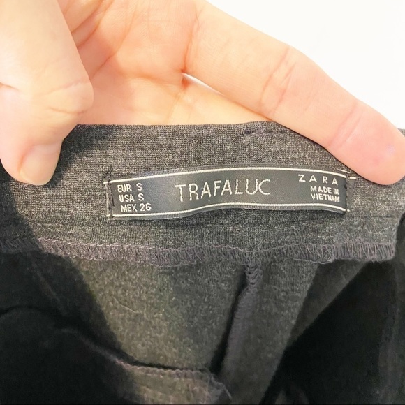 Zara | Dark Gray Skinny Stretch Pants Size Small - Picture 3 of 10